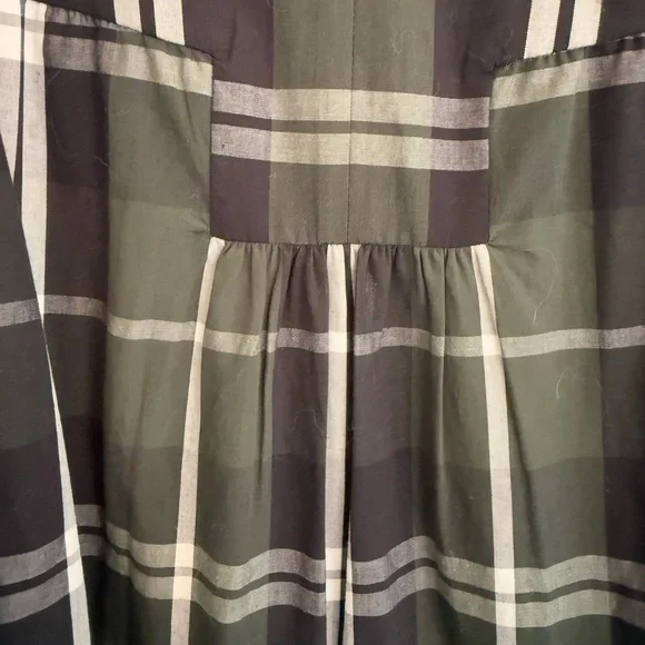 Tuckernuck Green Plaid Long Sleeve Dress - Picture 2 of 4